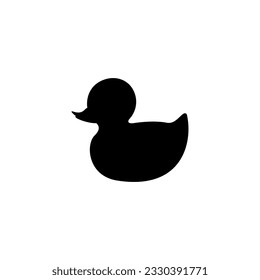 Duck icon vector. Bird illustration sign. Hunting symbol. Goose logo.