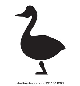 duck icon vector design template
