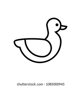 Duck icon vector illustration