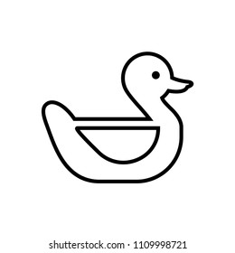 Duck icon vector illustration