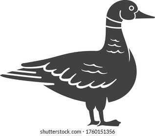 Duck icon. vector duck illustration