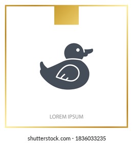 Duck icon. Vector illustration EPS 10.