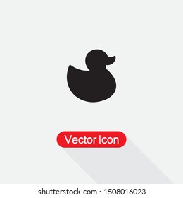 Duck Icon Vector Illustration Eps10