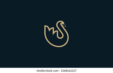 Duck icon. vector duck illustration. Goose vector design. 