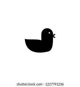 duck icon. duck vector illustration on white background for web and apps.