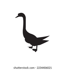 duck icon vector illustration simple design