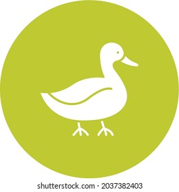 Duck icon vector image. Can also be used for Village. Suitable for mobile apps, web apps and print media.