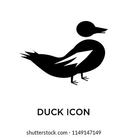 Duck icon vector isolated on white background for your web and mobile app design, Duck logo concept