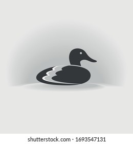 duck icon vector sign symbol for design