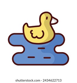 Duck Icon vector. Stock illustration.