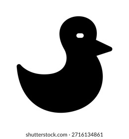 Ilustración de diseño de símbolo de Vector de icono de pato