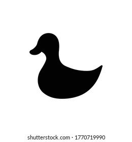 duck icvon vector baby symbol