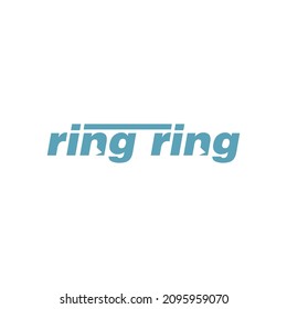 duck letter initial ring design vector 