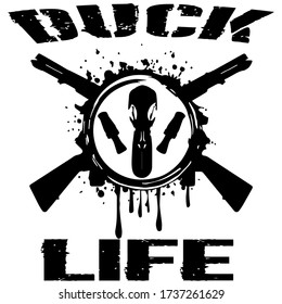 Duck Life Duck Hunting Logo