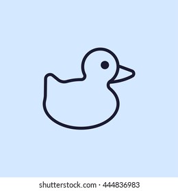 duck line icon