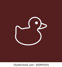 duck line icon