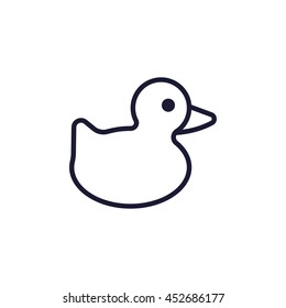 duck line icon