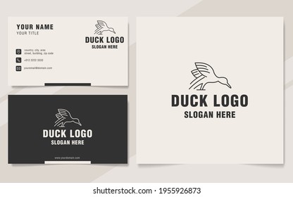 Estilo de monograma de la plantilla del logotipo de la línea de anclaje
