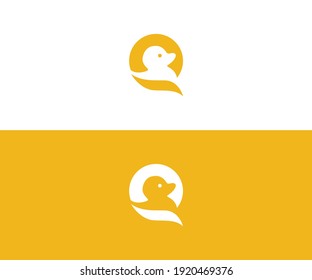 Duck logo Design with Creative Modern Trendy