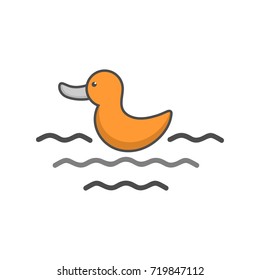 Duck logo design template