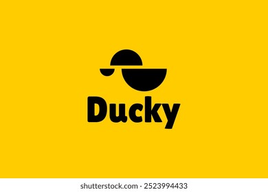 Duck logo Design Template Vector Graphic Branding Element.