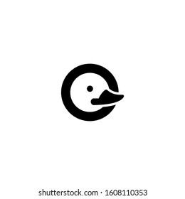 Duck Logo design vector template