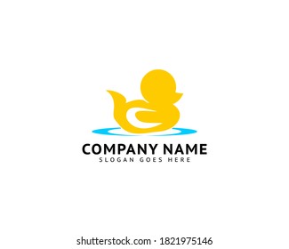 Duck Logo Design Vector Template