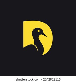 Plantilla vectorial de diseño de logotipo de doble tracción.