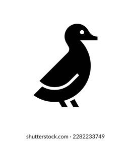 Logo del pato. Diseño de iconos. Elementos de plantilla