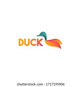 Duck Logo Icon Vector Template Design Illustration