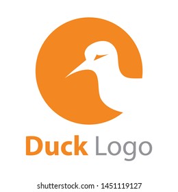 Duck Logo is a simple logo, like a Duck logo in simple circle, suitable for various needs of your company or business logo,