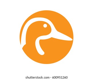 Duck logo template
