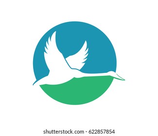 Duck logo template