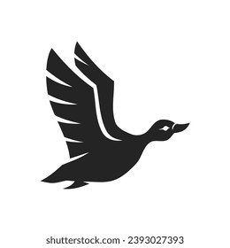 duck logo template Isolated. Brand Identity. Icon Abstract Vector graphic
