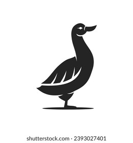duck logo template Isolated. Brand Identity. Icon Abstract Vector graphic