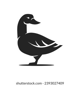 duck logo template Isolated. Brand Identity. Icon Abstract Vector graphic