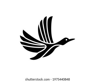 Duck logo template suitable for businesses and product names. This stylish logo design could be used for different purposes for a company, product, service or for all your ideas.