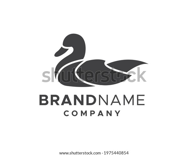 Duck Logo Template Suitable Businesses Product Stock Vector (Royalty ...