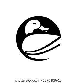 duck logo template vector illustration.
