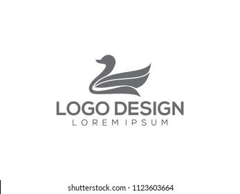 Duck Logo Vector Stock Vector (Royalty Free) 1123603664 | Shutterstock