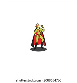 duck logo vector cartoon template