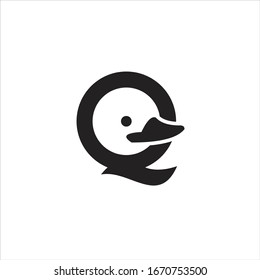 Duck Logo Vector Design Template Stock Vector Royalty Free