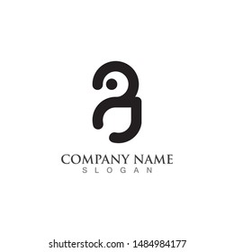 duck logo vector icon line outline monoline illustration
