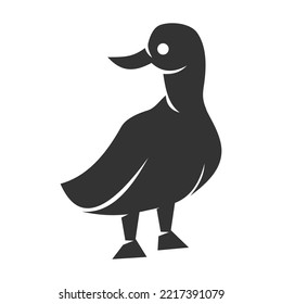 Duck logo vector illustration design template Icon Brand Identity