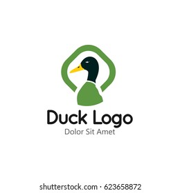 Duck Logo Vector Template