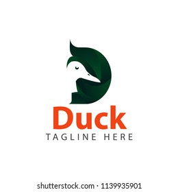 Duck Logo Vector Template Design Illustration