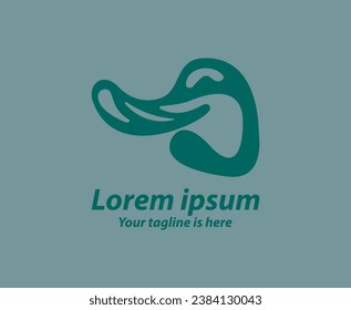 Duck Logo Vector Template, Stock vector