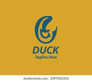 Duck Logo Vector Template, Stock vector