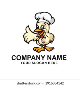 duck mascot animal logo vector
