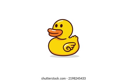 duck mascot design for your project